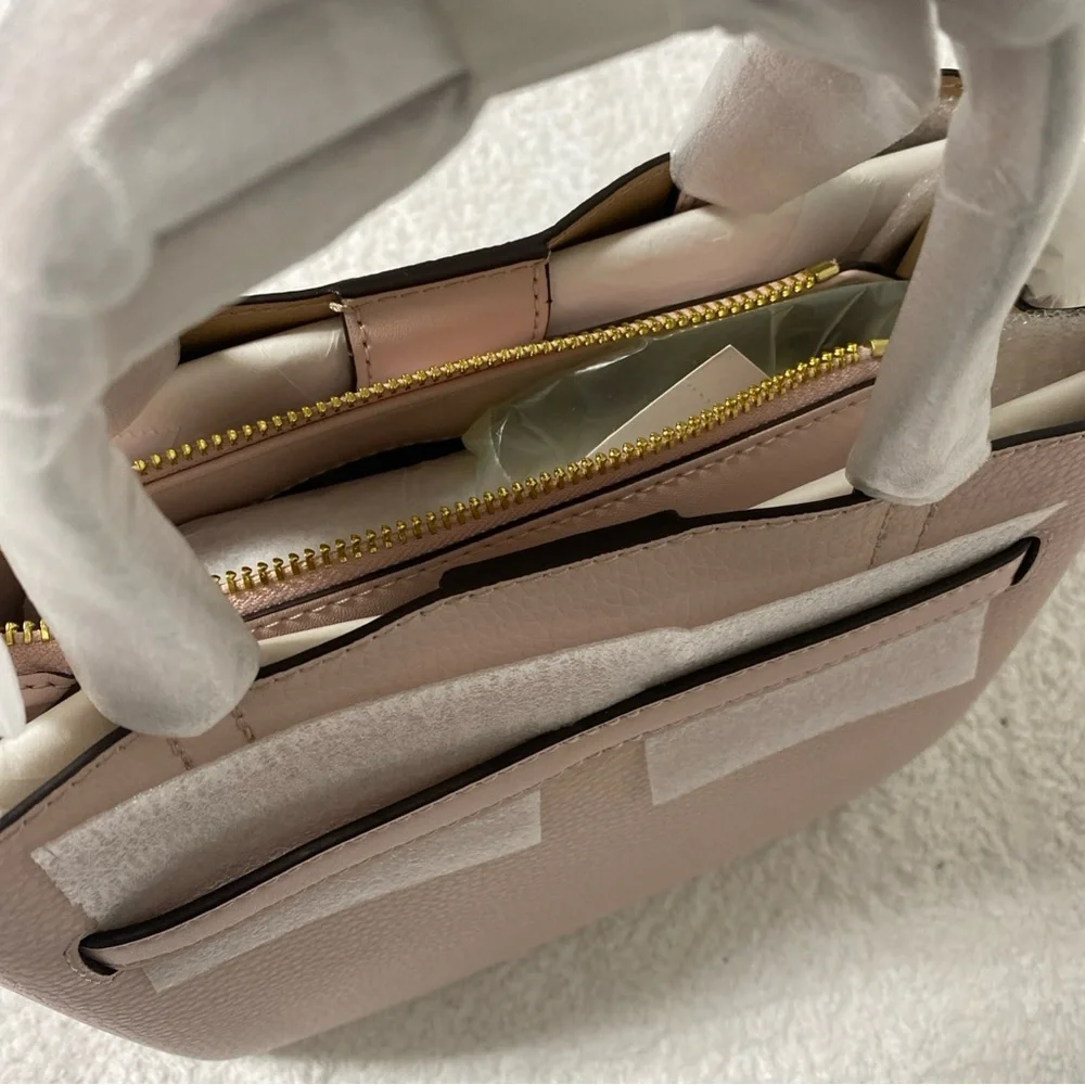 Michael Kors Blush Pink Emilia Satchel NWT - Picture 9 of 9